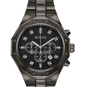 NwT- Bulova (Model 98D142) Classic MENS Watch Diamond Accent Watch